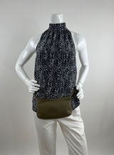 Delvaux Soft Leather Depose in Olive
