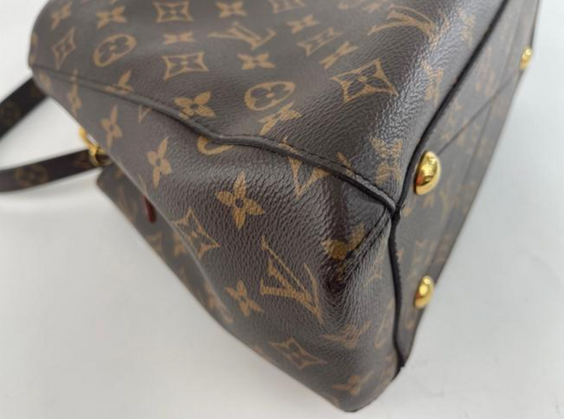 Authentic Louis Vuitton Monogram Montaigne MM Size Two Way Handbag