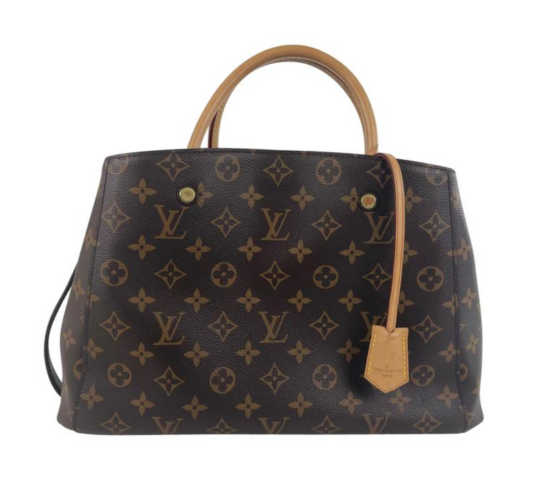 Louis-Vuitton Monogram Montaigne MM-2Way Hand Bag