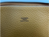 Hermes Vachette Fjord Leather Bolide 45 with GHW in Natural Sable