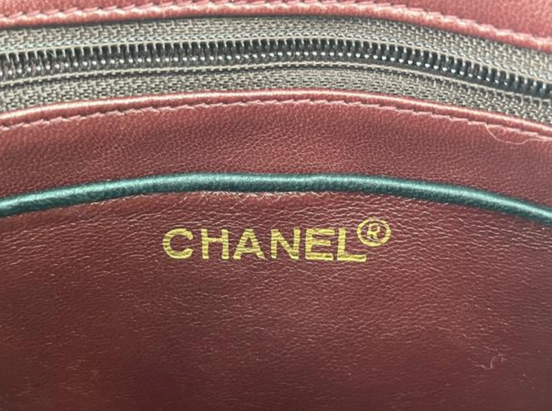 Chanel Quilted Lambskin Leather Shoulder in Black
