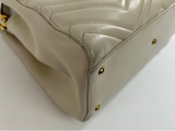 Gucci Quilted Matelasse Leather Marmont 2.0 Small in Off White