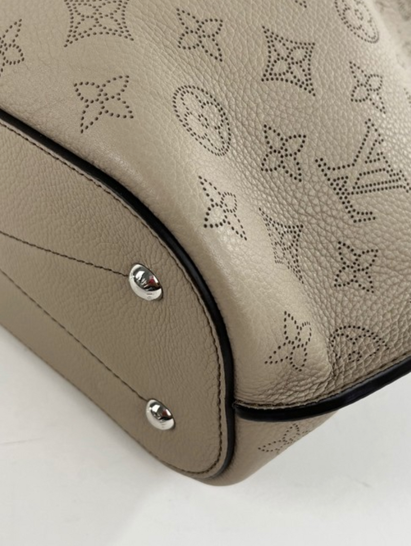 Louis Vuitton Galet Monogram Mahina Leather Girolata 2Way in Grey