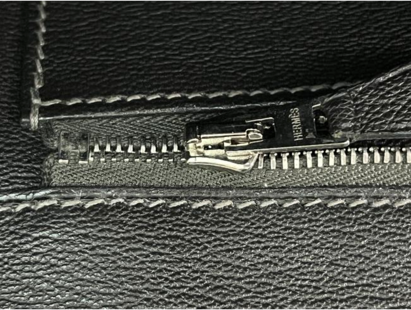 BIRKIN 40 Hermes bag VERT FONCE matte porosus Crocodile palladium