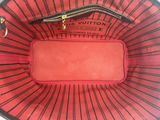 Louis Vuitton Damier Ebene Neverfull PM with Red Interior