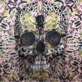 Alexander McQueen and Damien Hirst Limited Edition Judecca Skull Silk Scarf in Pink