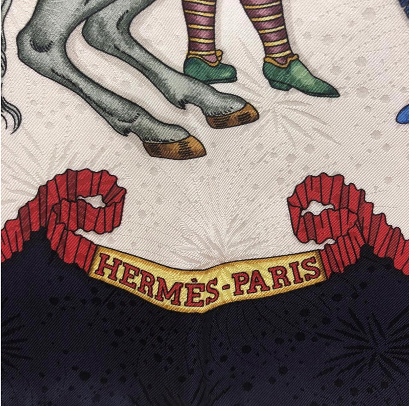 Hermes Les Fetes Du Roi Soleil Silk Scarf